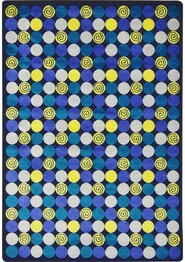 Joy Carpets Kid Essentials Roundabout Blue